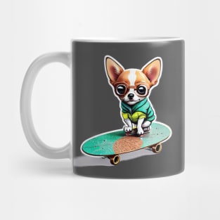 Chi the skateboarding chihuahua Mug